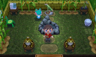 Lily's zen space with moist air in Animal Crossing: Happy Home Designer.