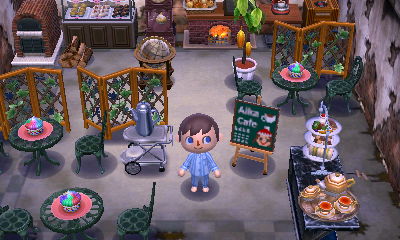 The Aika Cafe in the dream town of Aika Village.
