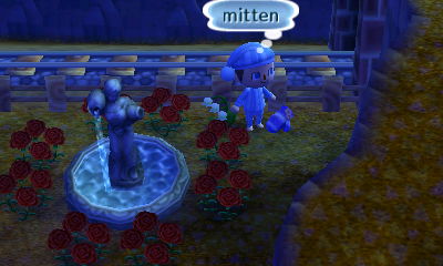 Lost mitten in Aika Village for Animal Crossing: New Leaf