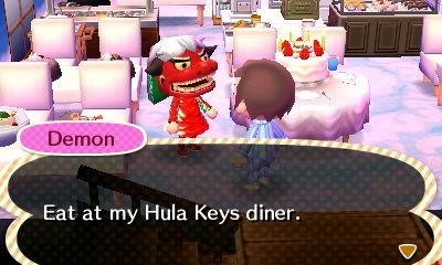 Eat at my Hula Keys diner.