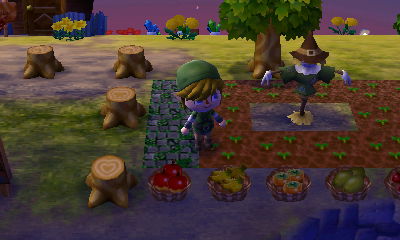 The scarecrow in the Zelda themed dream town of Termina.
