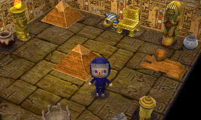 An Egypt themed room in the dream town of Titania.