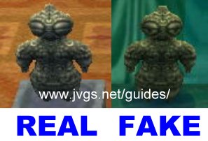 Ancient statue: real vs. fake.