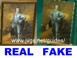 Basic painting: real vs. fake.