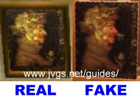 Jolly painting: real vs. fake.