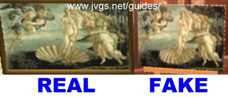 Moving painting: real vs. fake.