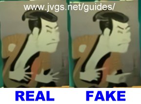 Scary painting: real vs. fake.