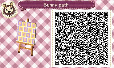 QR code for a bunny path for Easter.