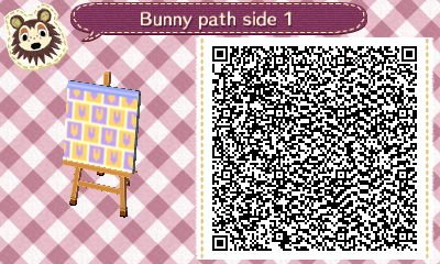 QR code for a bunny path for Easter--sides.
