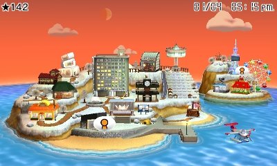 Wolf Bobs Island. The Quality of Life rating in the top-left corner shows 142 stars.