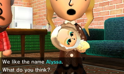 We like the name Alyssa. What do you think?
