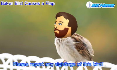 Mii News: Baker Bird Causes a Flap