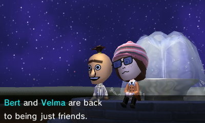 Bert and Velma are back to being just friends.