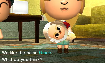 We like the name Grace. What do you think?