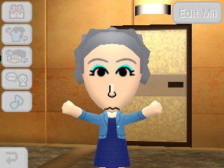 Hailey makes a funny face in Tomodachi Life.