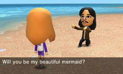 Inigo Montoya, to Inkling Girl: Will you be my beautiful mermaid?