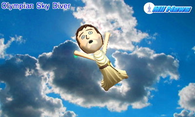 Kevin Love as an Olympic skydiver.