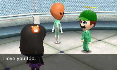 Luigi professes love for Madison.