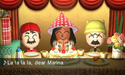 La la la la, dear Marina...