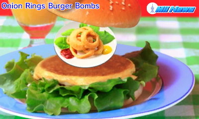 Mii News: Onion Rings Burger Bombs