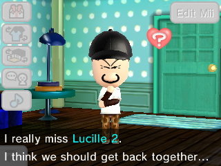 Popeye: I really miss Lucille 2. I think we should get back together...