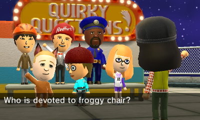 Who is devoted to froggy chair?