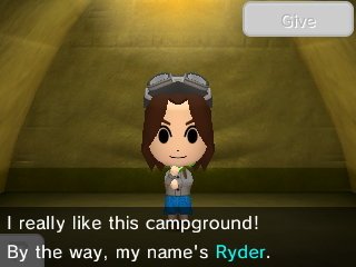 Ryder: I really like this campground! By the way, my name's Ryder.