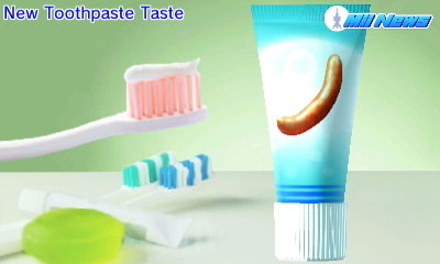 New Toothpaste Taste: Sausage!