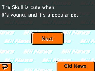 The Skull is cute when it's young, and it's a popular pet.