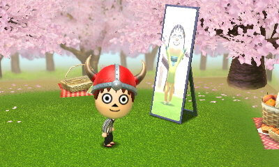Villager sees Lucille 2 in the mirror while dreaming.