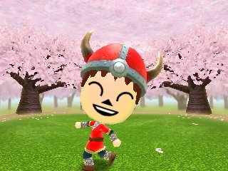 Villager dances for his all-time favorite food.