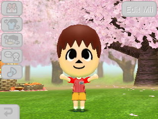 Villager makes a funny face in Tomodachi Life.