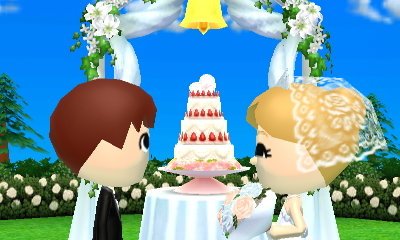 Villager and Stella get married in Tomodachi Life.