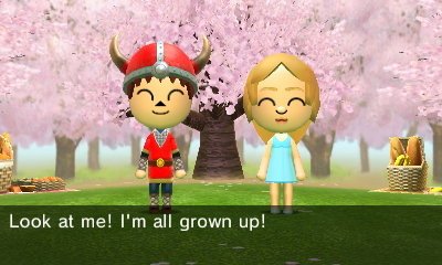 Villager: Look at me! I'm all grown up!
