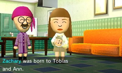 Zachary was born to Tobias and Ann.