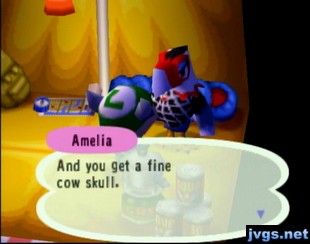 Amelia: And you get a fine cow skull.