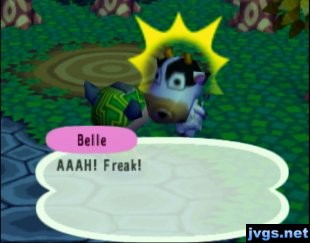 Belle: AAAH! Freak!