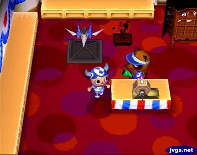 Tom Nook's raffle day prizes included an Arwing from Star Fox.