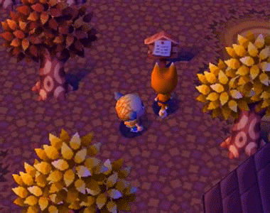 Crazy Redd walks into a sign post and disappears on Sale Day.