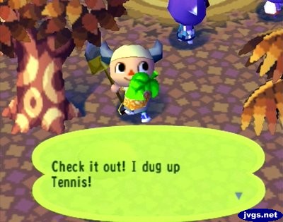 Check it out! I dug up Tennis!