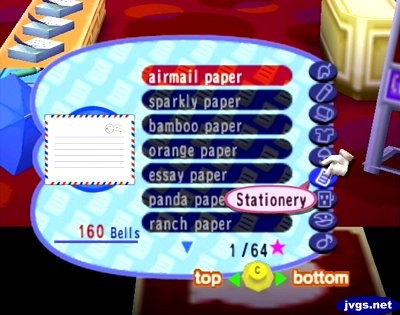 The catalog shows a star next to the item count to indicate when a section is complete.
