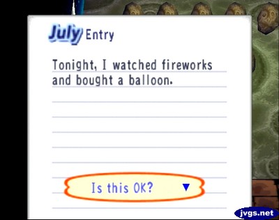 July Entry: Tonight, I watched fireworks and bought a balloon.