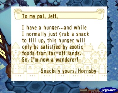 Hornsby Out Ozzie In Jeff S Animal Crossing Blog