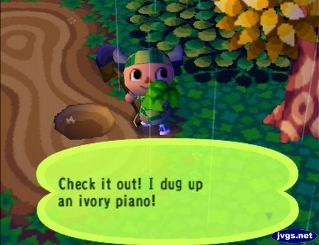 Check it out! I dug up an ivory piano!