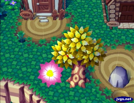 A giant flower...or is just Emerald holding an umbrella?