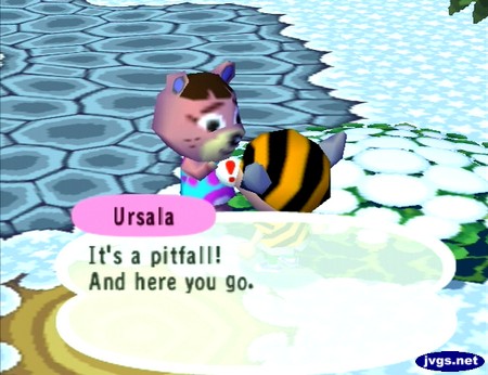 Ursala: It's a pitfall! And here you go.