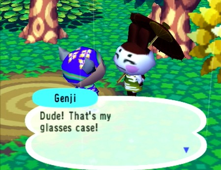 Genji: Dude! That's my glasses case!
