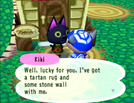 Kiki: Well, lucky for you, I've got a tartan rug and some stone wall with me.