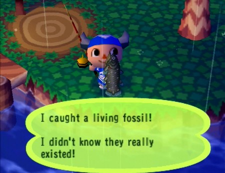 I caught a living fossil! I didn't know they really existed!