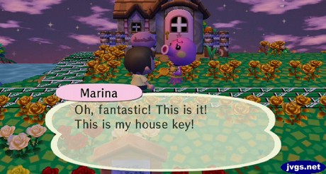 Marina: Oh, fantastic! This is it! This is my house key!